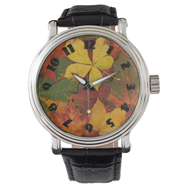 Reloj De Pulsera Foliage de otoño (Anverso)