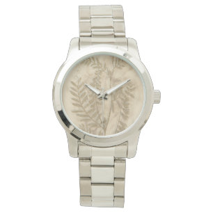 Reloj De Pulsera Follaje dorado I