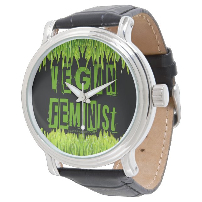 Reloj De Pulsera Folleto de la hierba feminista de SlipperyJoe (Angular)