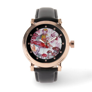 Reloj De Pulsera FOLLETO MÁGICO DE HABITACIONES Fantasía floral bla