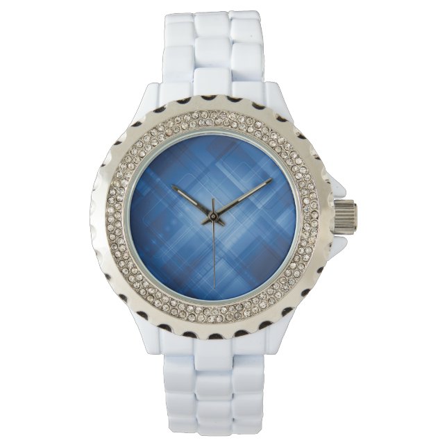 Reloj De Pulsera Fondo azul oscuro de alta tecnología (Anverso)