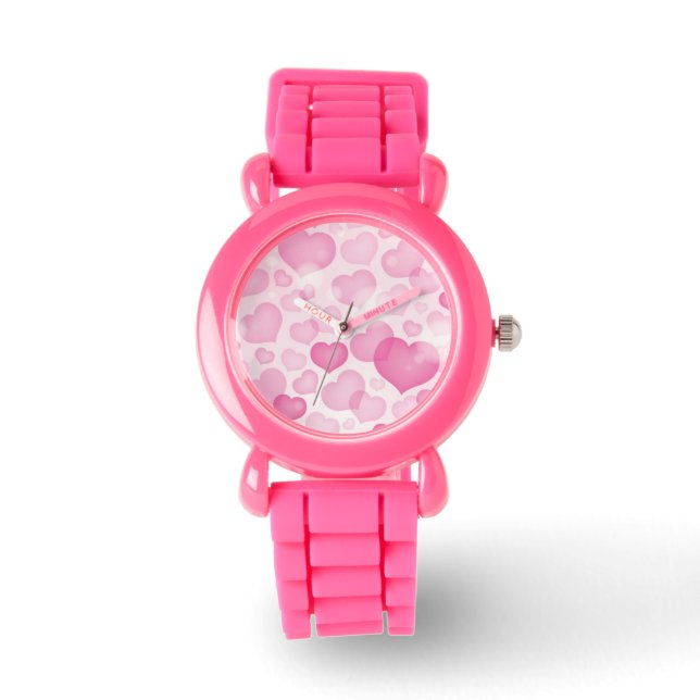 Reloj De Pulsera Fondo con corazón (Anverso)