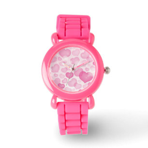 Reloj De Pulsera Fondo con los corazones