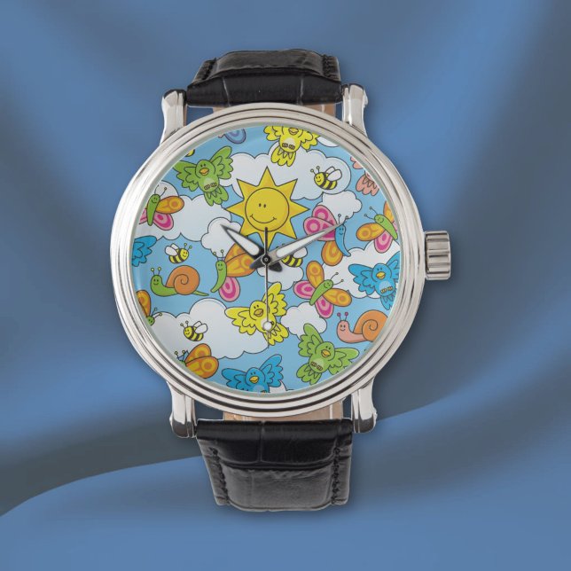 Reloj De Pulsera Fondo de Animales Bebés (Subido por el creador)