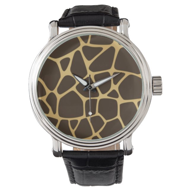 Reloj De Pulsera Fondo de Giraffe Visto (Anverso)