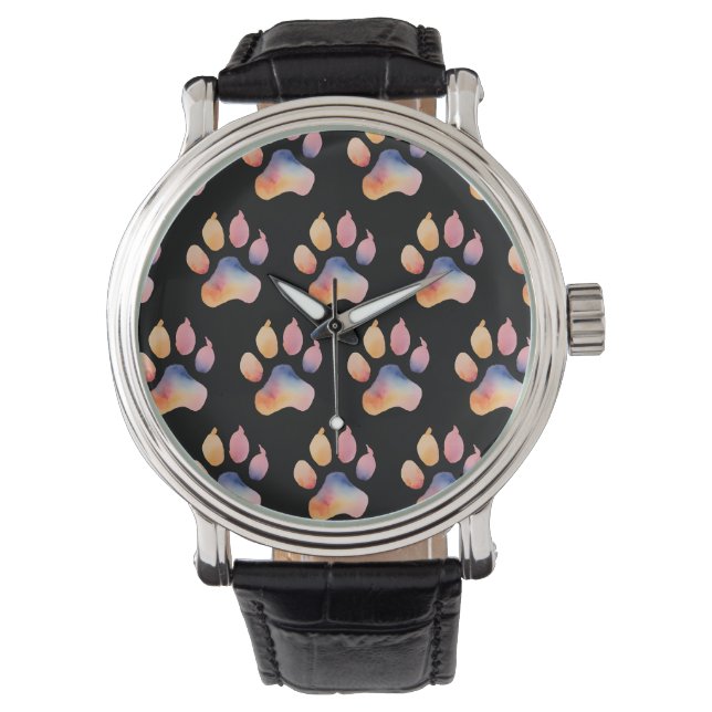 Reloj De Pulsera Fondo de impresión de rutas de agua (Anverso)