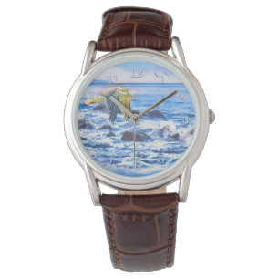 RELOJ DE PULSERA FONDO DE JUEGO DEL OCÉANO SEAGULL