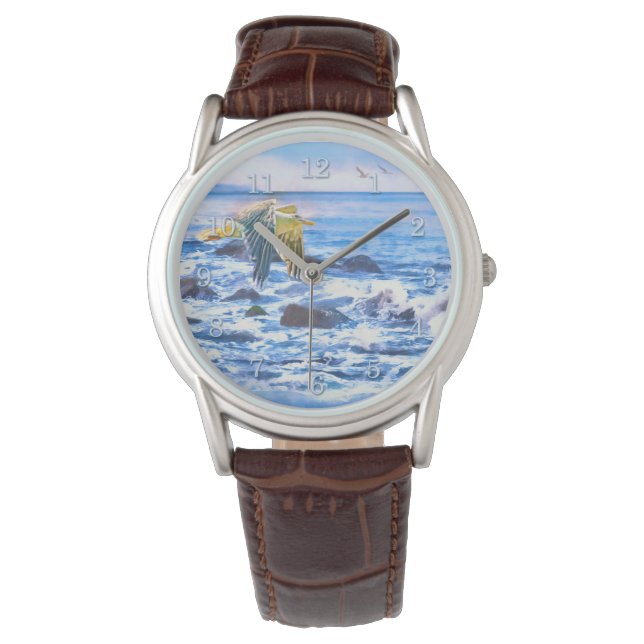 RELOJ DE PULSERA FONDO DE JUEGO DEL OCÉANO SEAGULL (Anverso)