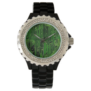 Reloj De Pulsera Fondo de la placa de circuito