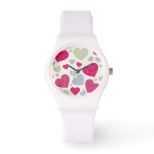 Reloj De Pulsera Fondo de los corazones