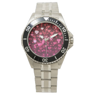 Reloj De Pulsera Fondo de pantalla de fondo digital de los corazone