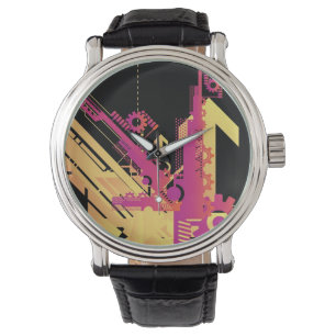 Reloj De Pulsera Fondo de semitono técnico 7