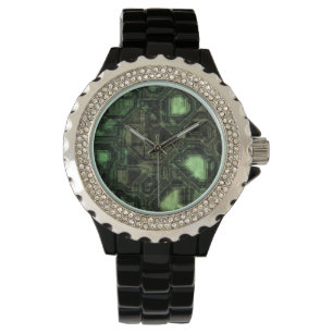 Reloj De Pulsera Fondo del circuito de ordenador