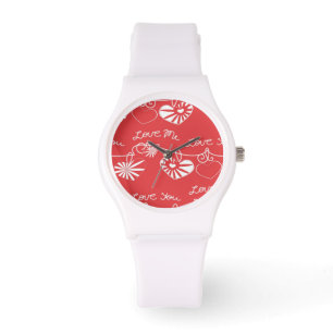 Reloj De Pulsera Fondo del día de San Valentín