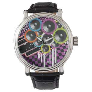 Reloj De Pulsera Fondo del Grunge