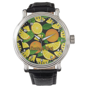 Reloj De Pulsera Fondo del naranja