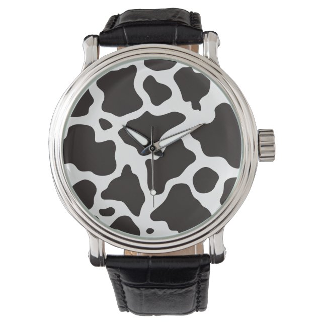 Reloj De Pulsera Fondo del patrón de vaca (Anverso)