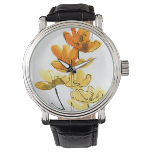 Reloj De Pulsera Fondo floral abstracto