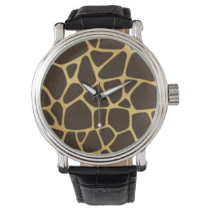 Reloj De Pulsera Fondo manchado jirafa