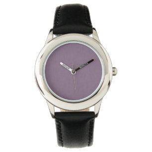 Reloj De Pulsera Fondo morado texturizado calmado y simple