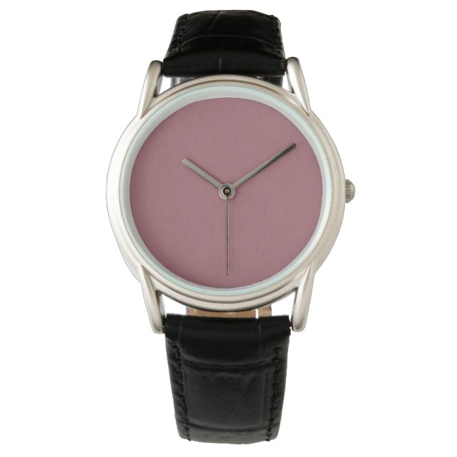 Reloj De Pulsera Fondo morado visual tranquilo y simple con textura (Anverso)