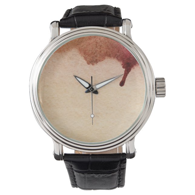 Reloj De Pulsera Fondo pintado a mano de acuarela abstracta 3 (Anverso)