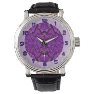 Reloj De Pulsera fondo púrpura del modelo