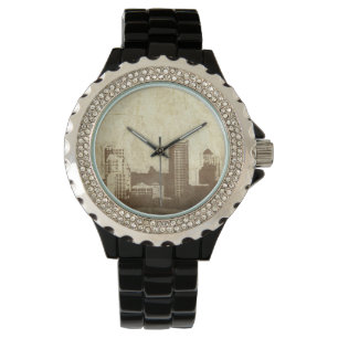 Reloj De Pulsera Fondo sucio de la ciudad