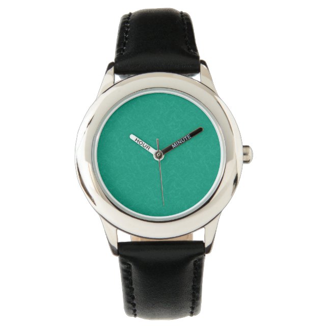 Reloj De Pulsera Fondo texturizado verde lima tranquilo y simple (Anverso)