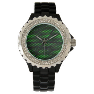 Reloj De Pulsera Fondo verde abstracto