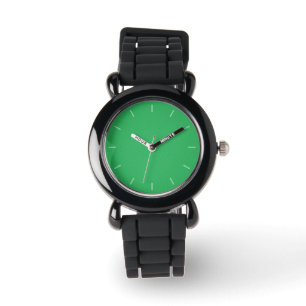 Reloj De Pulsera Fondo verde de fondo moderno