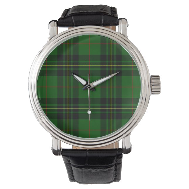 Reloj De Pulsera Forbes tartan verde chicharrón (Anverso)