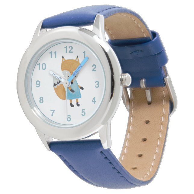Reloj De Pulsera Forest Friends Adorable Little Woodland Fox (Angular)