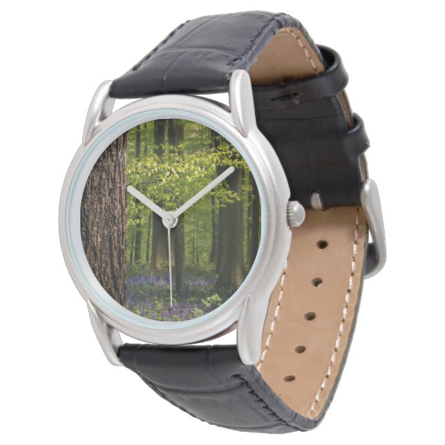 Reloj De Pulsera Forests | Bluebells in Belgium (Angular)