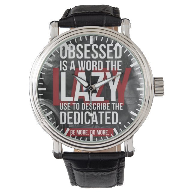 Reloj De Pulsera Formación "Construcción de cuerpos" Gimnasio Motiv (Anverso)