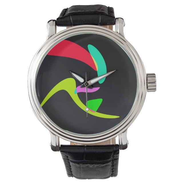 Reloj De Pulsera Formas curvas (Anverso)