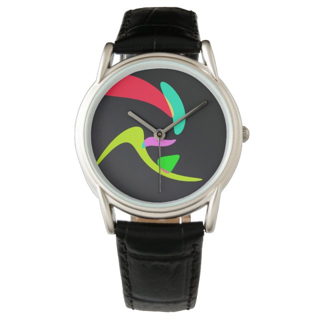 Reloj De Pulsera Formas curvas (Anverso)