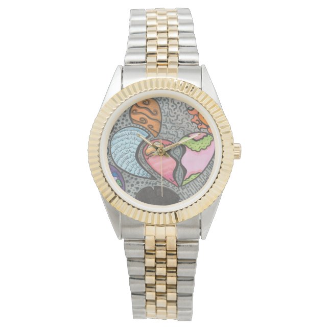 Reloj De Pulsera Formas del corazón (Anverso)