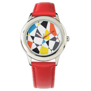 Reloj De Pulsera Formas geométricas coloridas, frescas, modernas y 