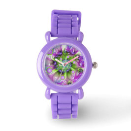 Reloj De Pulsera Formas redondeadas en espiral coloridas Resumen de