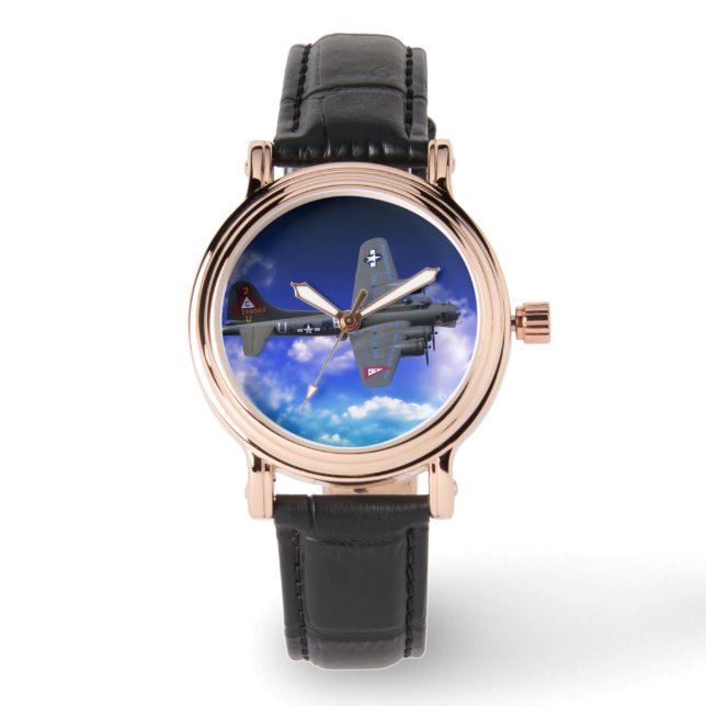 Reloj De Pulsera Fortaleza Voladora B-17 (Anverso)