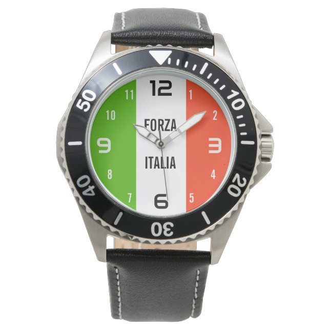Reloj De Pulsera Forza Italia – Italian Flag (Anverso)