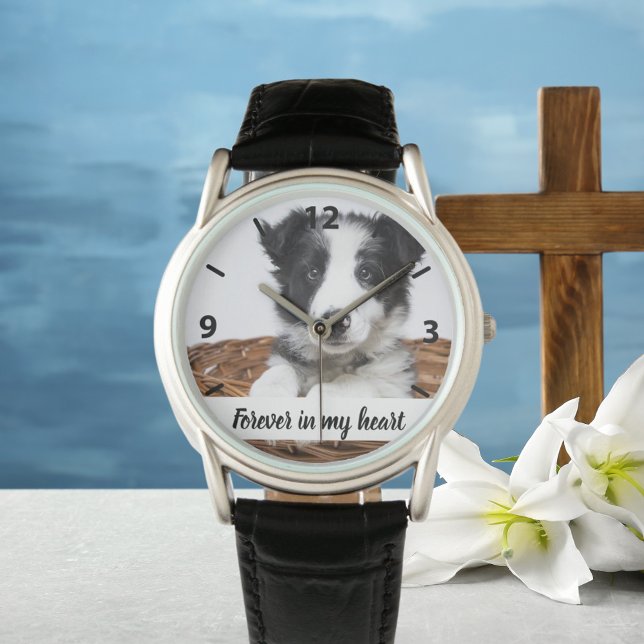 Reloj De Pulsera Foto conmemorativa de perros mascota (Subido por el creador)