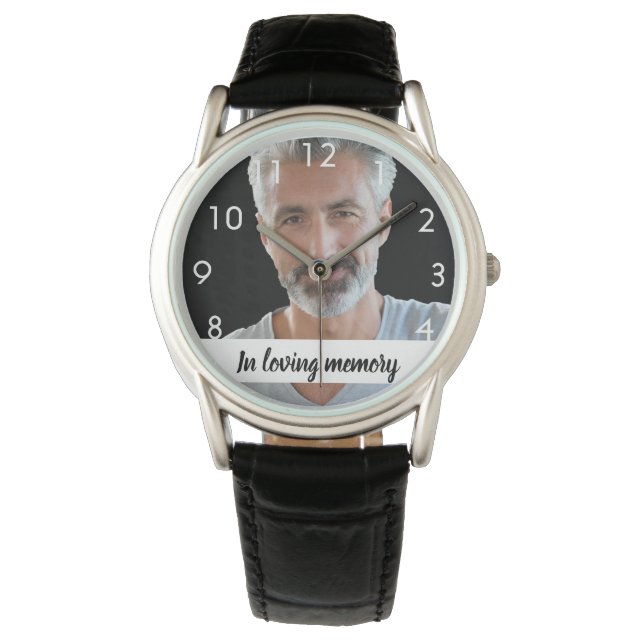 Reloj De Pulsera Foto conmemorativa masculina (Anverso)