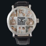 Reloj De Pulsera Foto de colección familiar moderna y regalo person<br><div class="desc">Captura los momentos alentadores de tu familia moderna en una foto de collage muy bien hecha. Celebra las risas, el amor y los preciados recuerdos con esta obra maestra personalizada, disponible exclusivamente en Zazzle. Crea un montaje impresionante que resume la esencia de tu dinámica familiar única: desde celebraciones de hitos...</div>