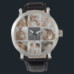 Reloj De Pulsera Foto de colección familiar moderna y regalo person<br><div class="desc">Captura los momentos alentadores de tu familia moderna en una foto de collage muy bien hecha. Celebra las risas, el amor y los preciados recuerdos con esta obra maestra personalizada, disponible exclusivamente en Zazzle. Crea un montaje impresionante que resume la esencia de tu dinámica familiar única: desde celebraciones de hitos...</div>