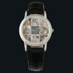 Reloj De Pulsera Foto de colección familiar moderna y regalo person<br><div class="desc">Captura los momentos alentadores de tu familia moderna en una foto de collage muy bien hecha. Celebra las risas, el amor y los preciados recuerdos con esta obra maestra personalizada, disponible exclusivamente en Zazzle. Crea un montaje impresionante que resume la esencia de tu dinámica familiar única: desde celebraciones de hitos...</div>