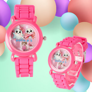 Reloj De Pulsera Foto de cumpleaños de Halloween con fantasma de la