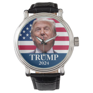 Reloj De Pulsera Foto de Donald Trump 2024: Mantengan a Estados Uni