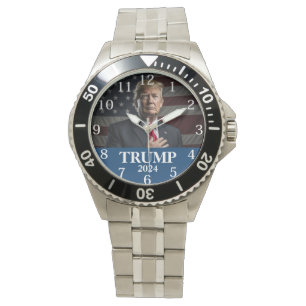 Reloj De Pulsera Foto de Donald Trump 2024: Mantengan a Estados Uni